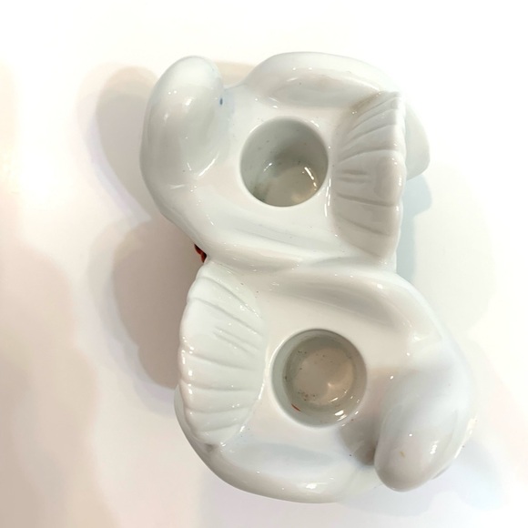 1993 Avon 2 Turtle Doves Taper Candle Holder Christmas - Picture 4 of 6